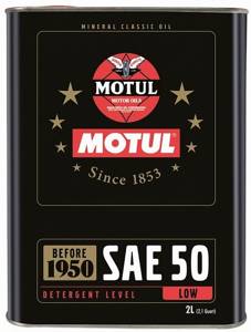 MOTUL CLASSIC OIL SAE 50 2л., для ретро а/м с 1900 г.в. по 1950 г.в., масло моторное